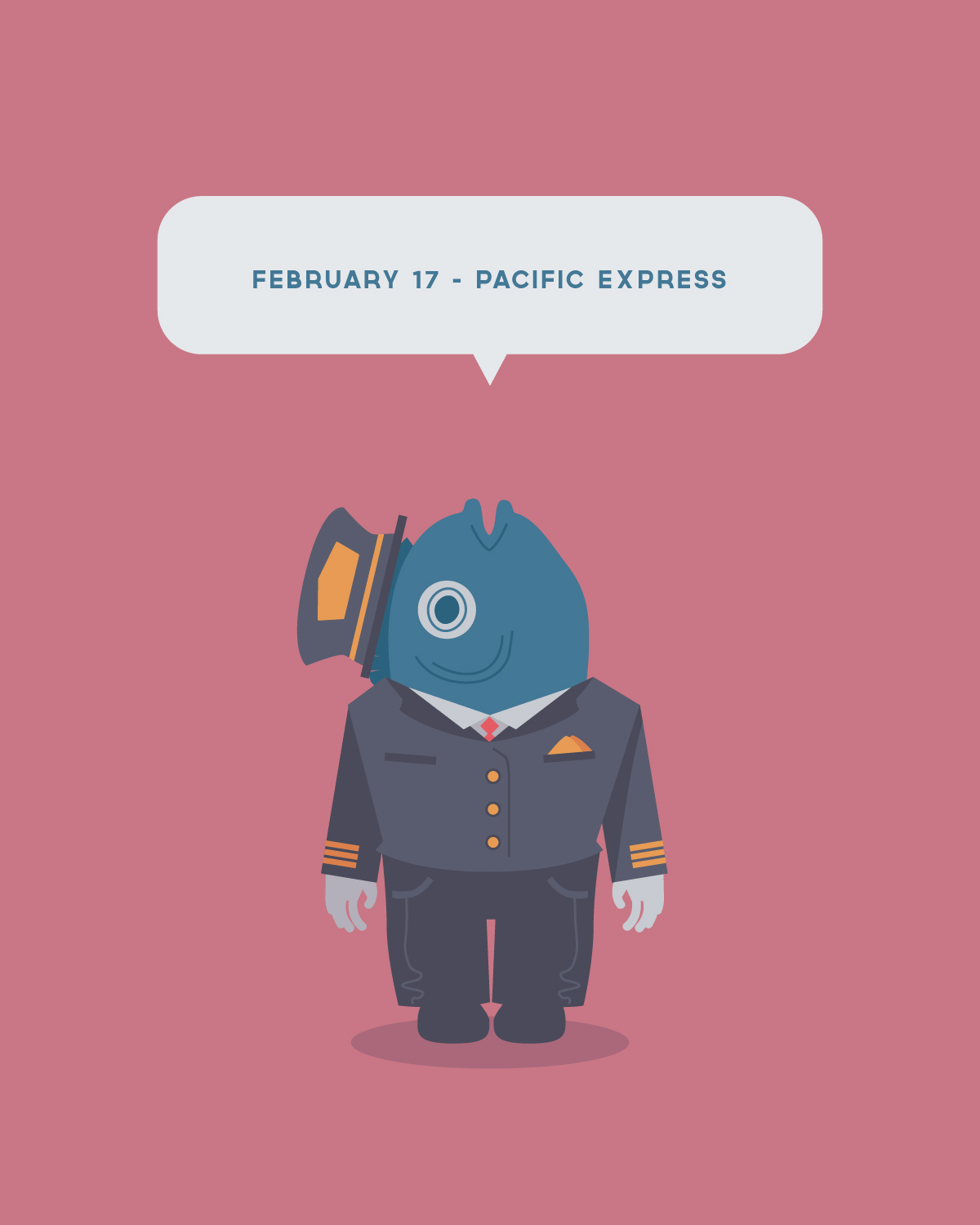 Day 7, February 17: Pacific Express