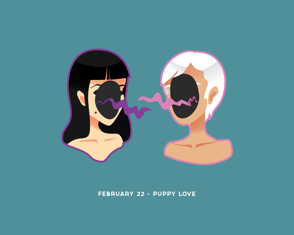 Day 12, February 22: Puppy Love